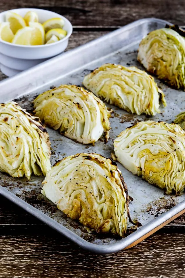 Roasted Cabbage with Lemon (Video)