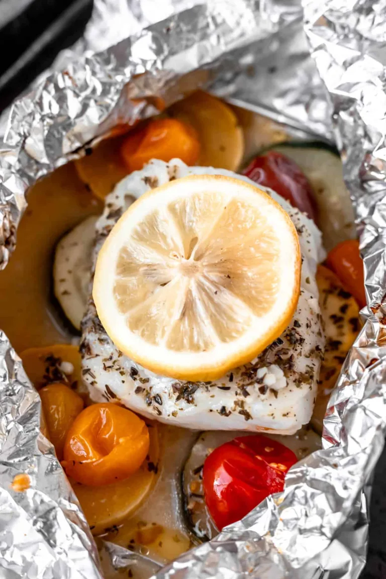 Baked Cod In Foil