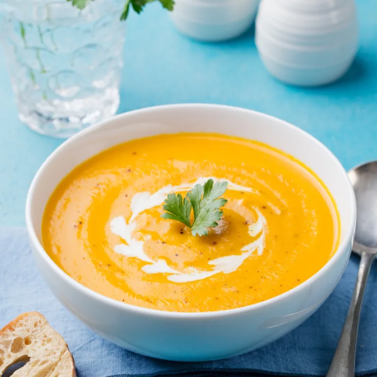 Comforting Creamy Ginger Carrot Soup