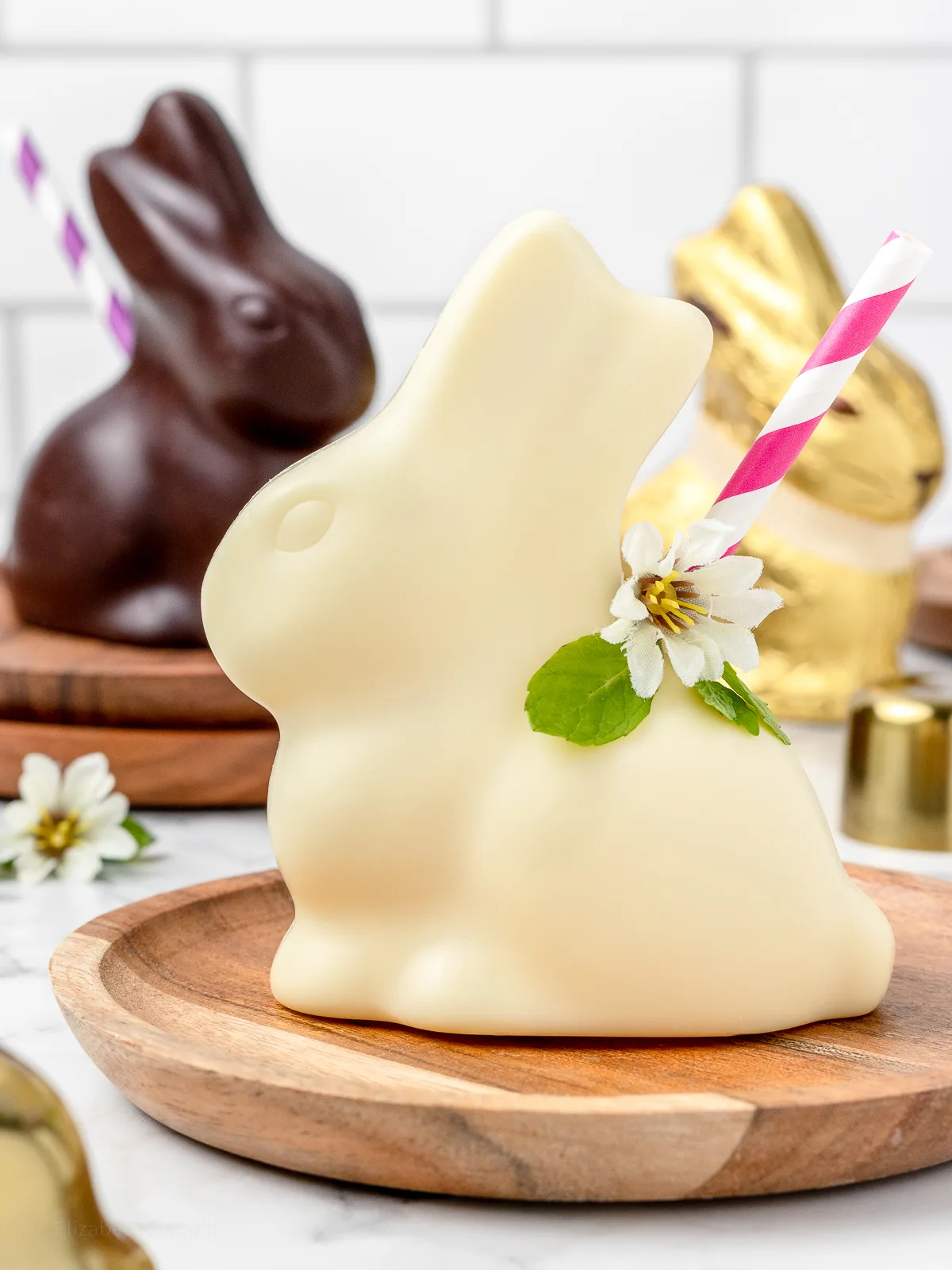 Chocolate Bunny Easter Mocktail – 2 Ways!