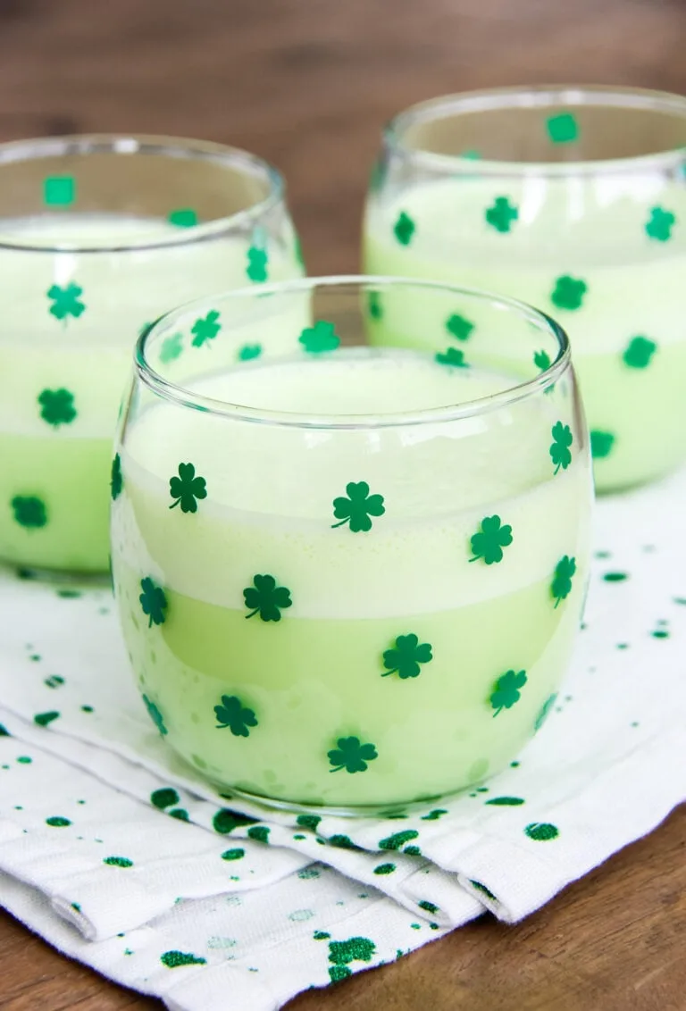 Lime Jello Whips for St. Patrick’s Day