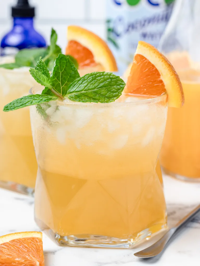 Orange Coconut Water Mocktail