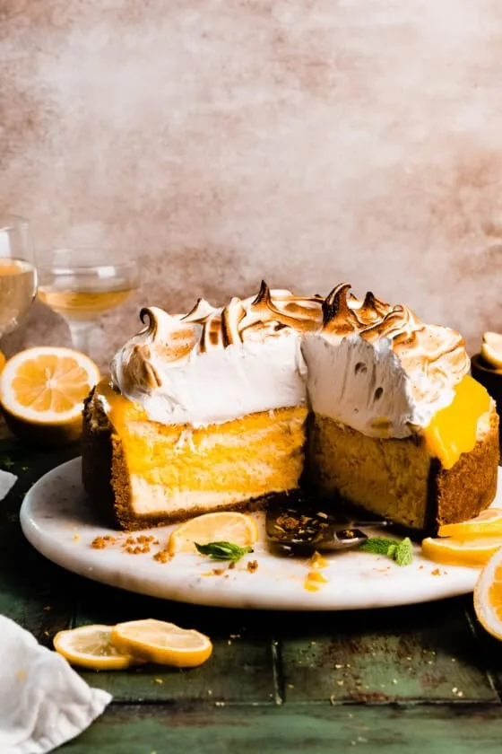 lemon meringue pie cheesecake