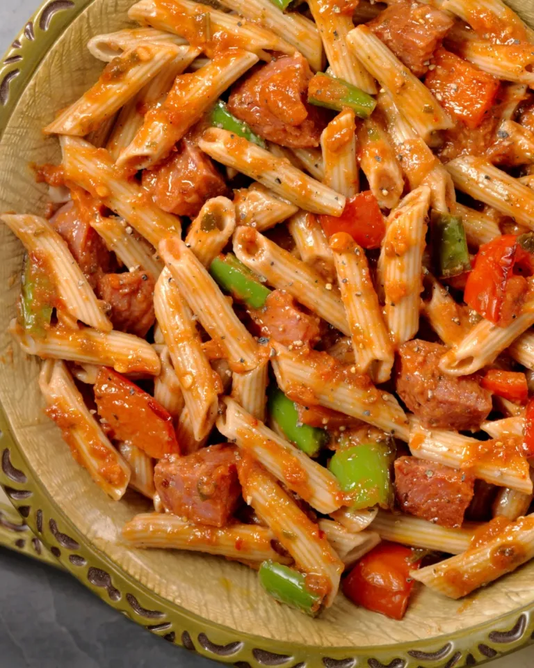 Easy Sausage and Peppers Pasta Dinner