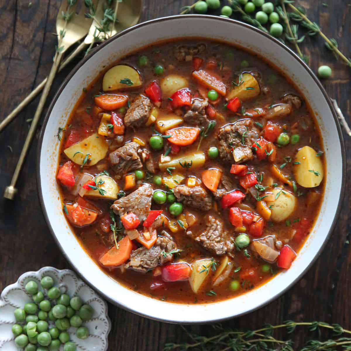 Vegetable Beef Soup (One-Pot)