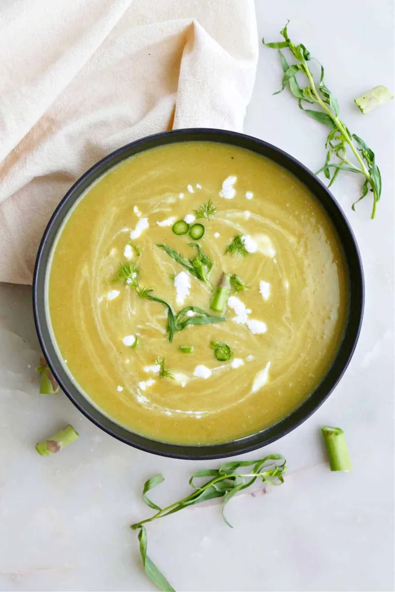 Cold Asparagus Soup (No Cream)