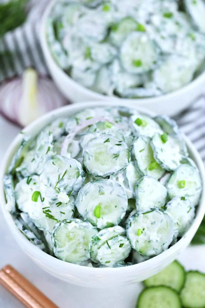 Creamy Cucumber Salad [video]