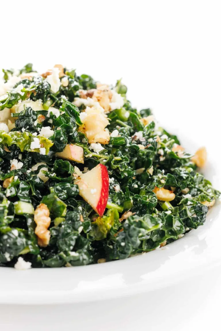 Kale Salad with Apples and Walnuts