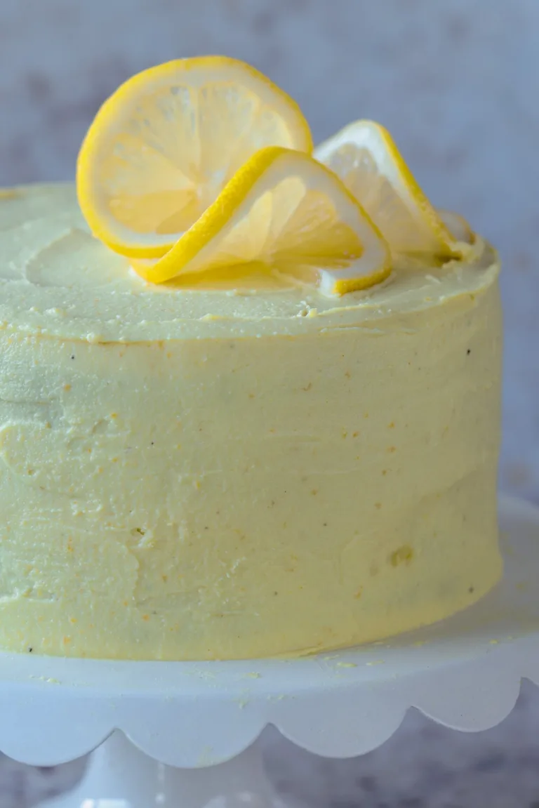 Vegan Lemon Cream Cake (soy-free, nut-free, gluten-free options)