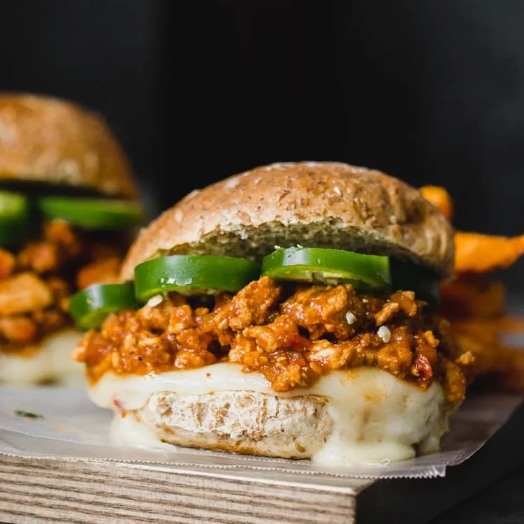 30 Minute Healthier Turkey Sloppy Joes with Homemade Sauce
