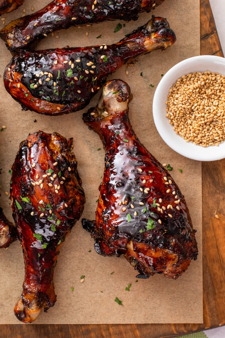 Sweet and Sticky Baked Chicken Drumsticks