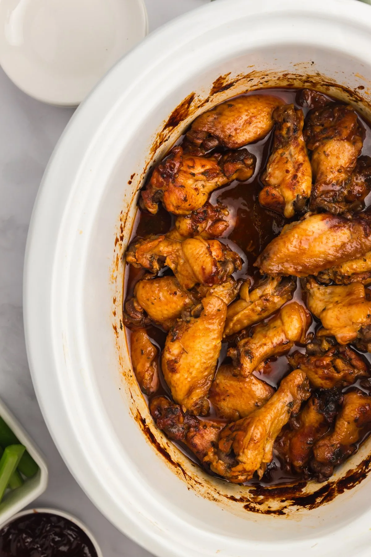Slow Cooker BBQ Chicken Wings