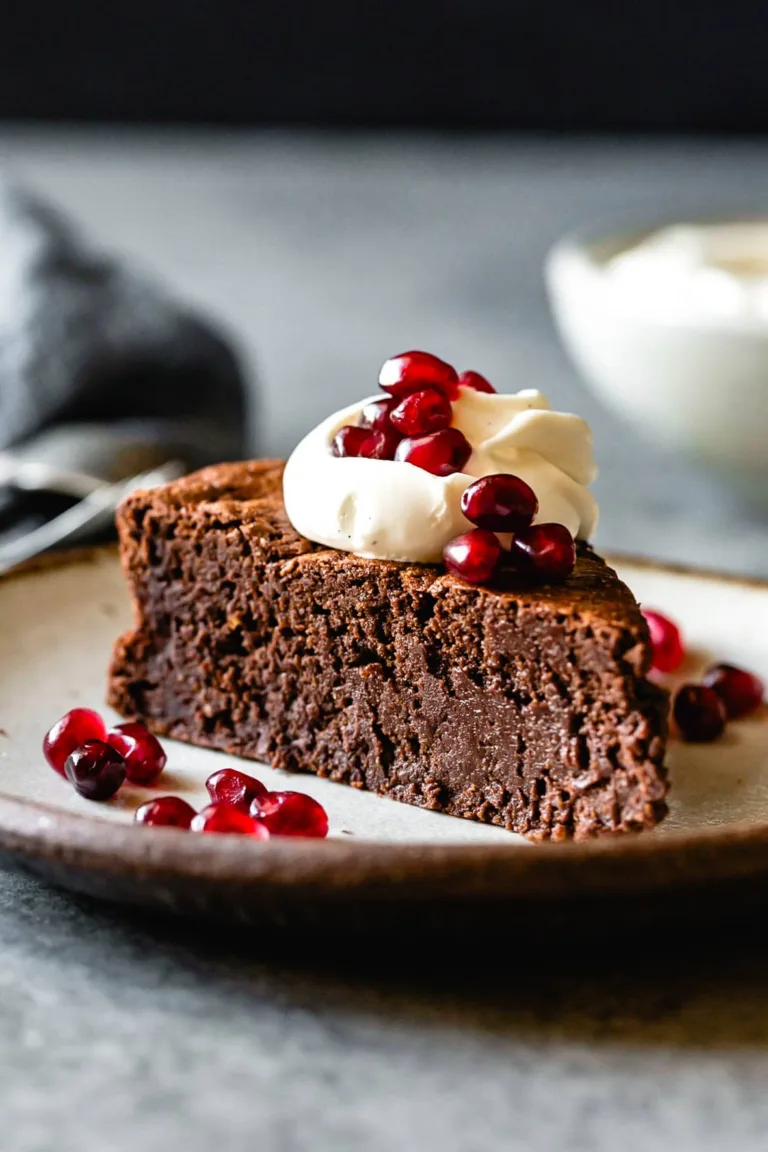 6-Ingredient Flourless Chocolate Hazelnut Cake