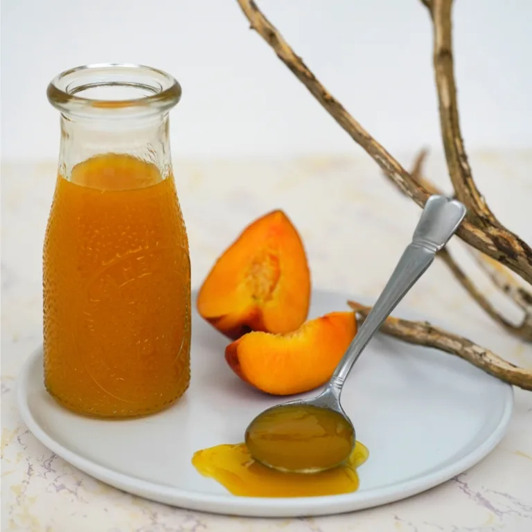 Bourbon Peach Glaze – 3 Ingredients