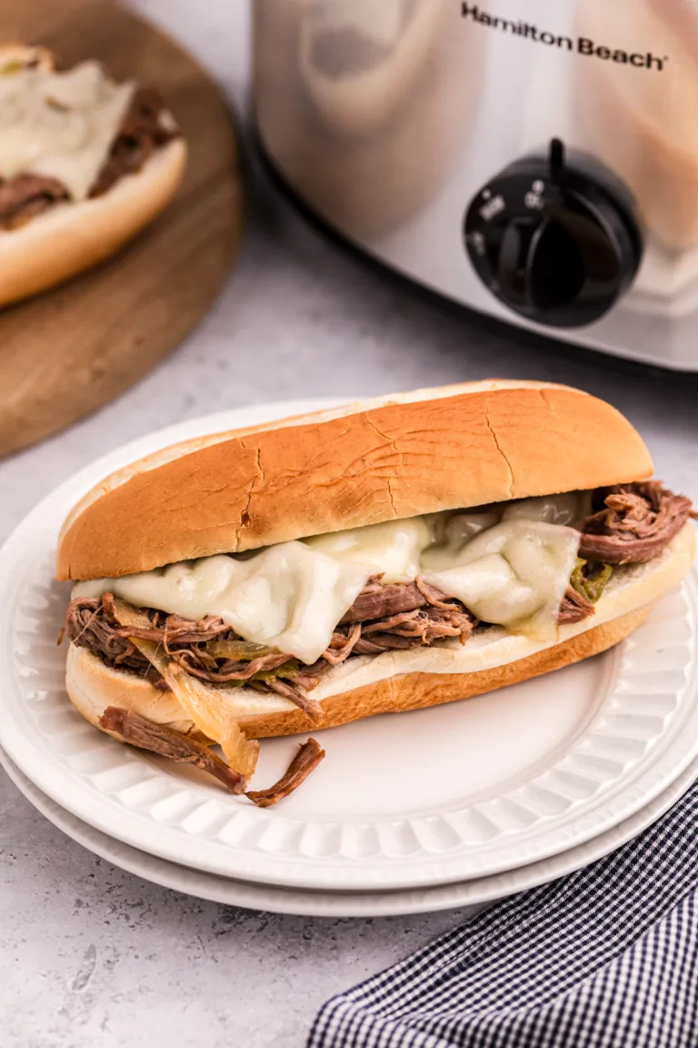 Slow Cooker Philly Cheese Steaks