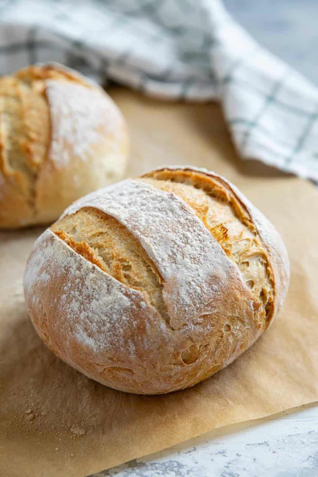 Artisan Bread Recipe (No Knead Bread)