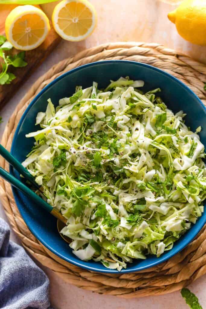 Malfouf Salad (Lebanese Cabbage Slaw)
