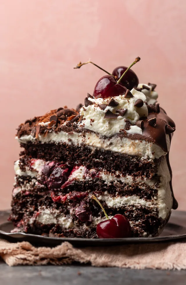 Mile-High Black Forest Cake