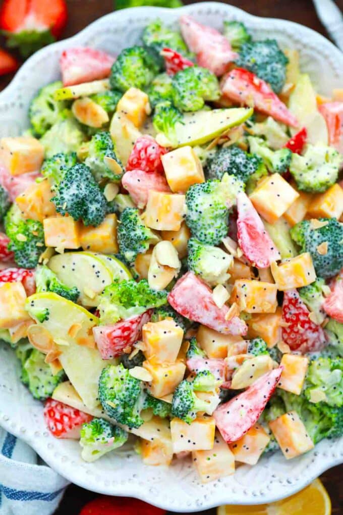 Strawberry Broccoli Salad Recipe
