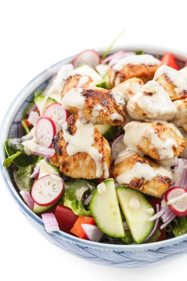 Chicken Salad with Tahini Dressing