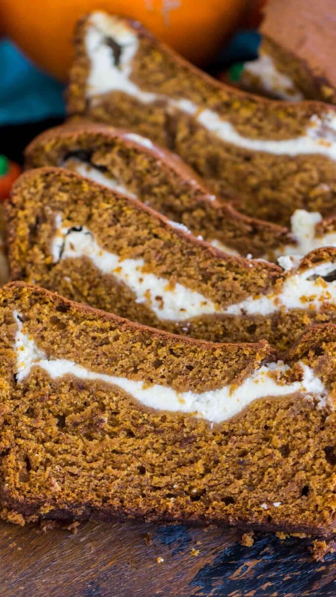 Pumpkin Bread with Cream Cheese Filling [Video]