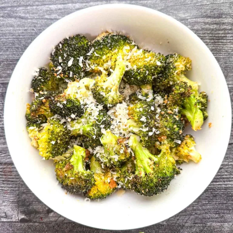 Low Carb Roasted Parmesan Broccoli