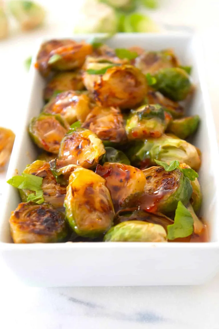 Thai Sweet Chili Brussel Sprouts