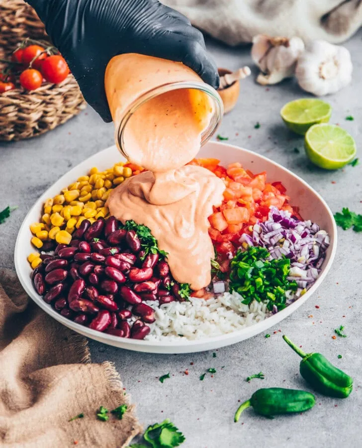 Mexican Rice Salad with Corn and Beans