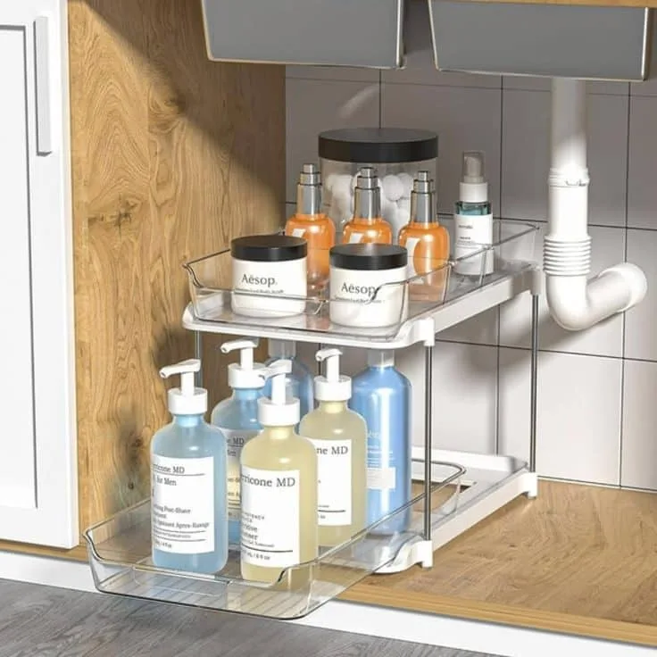 The Best Under-Sink Organizers to Keep Your Space Tidy