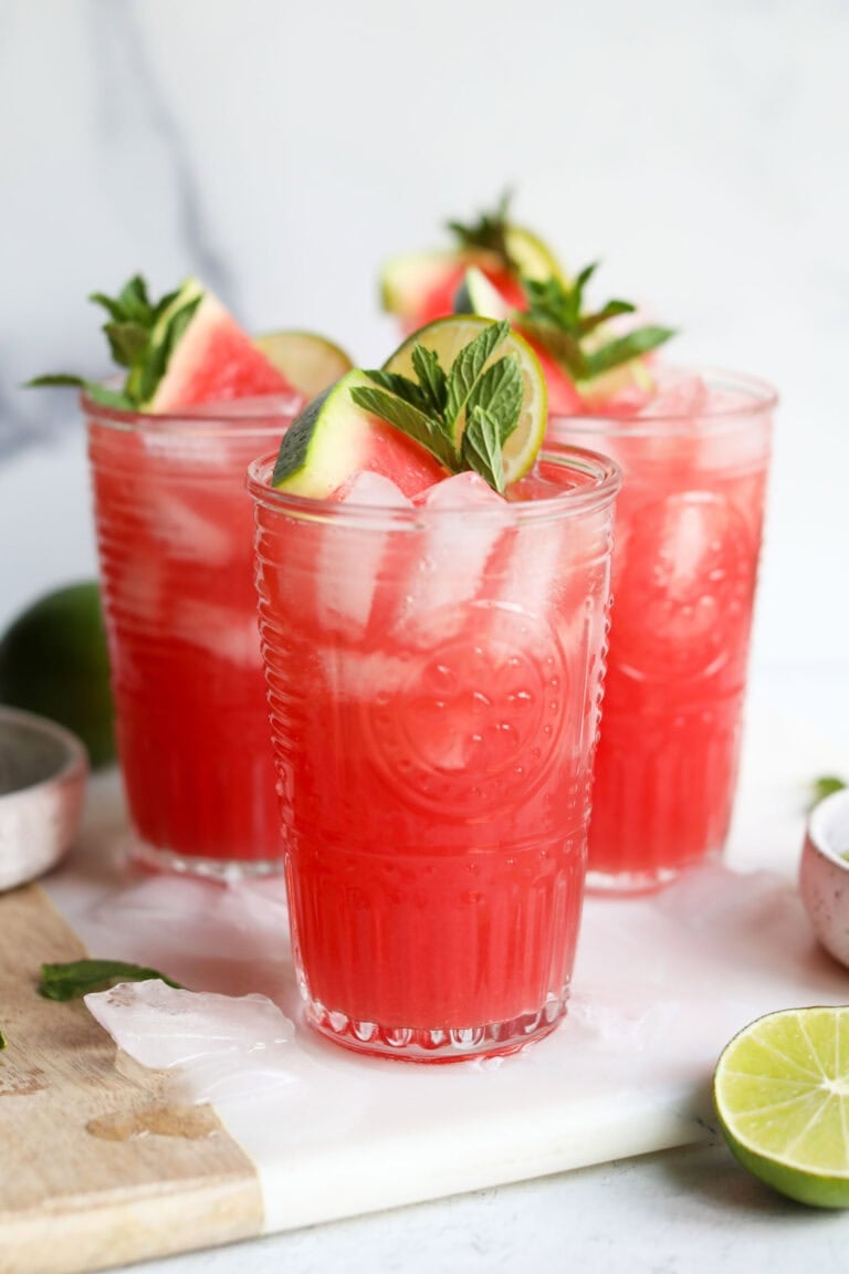 Watermelon Lime Mocktail (With Hydrating Electrolytes)