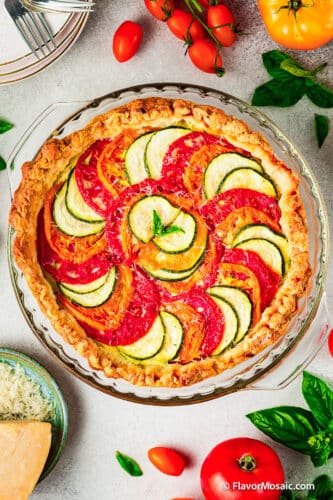 Tomato Zucchini Pie Recipe