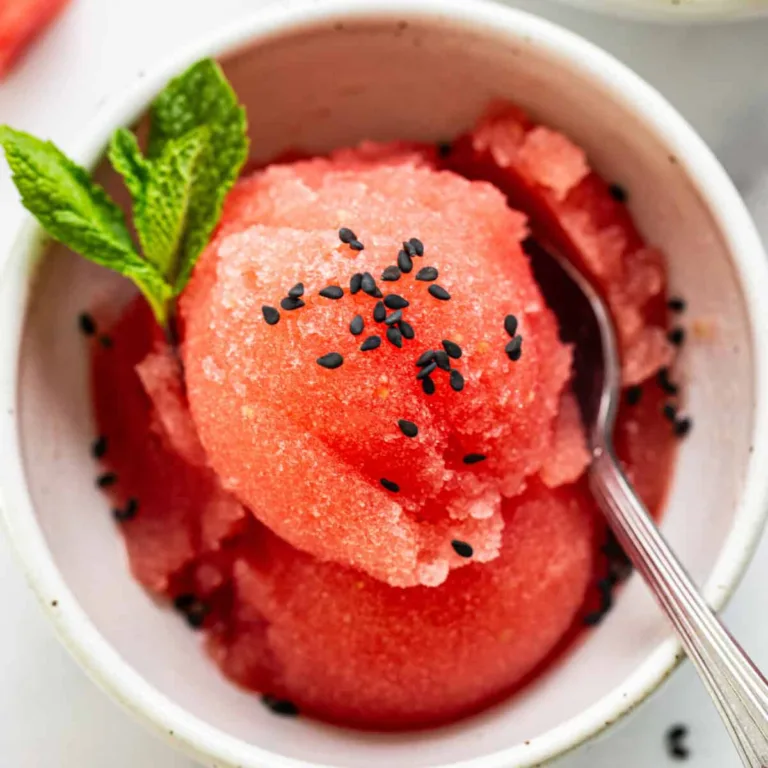 Easy Watermelon Sorbet