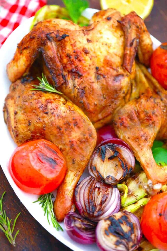 Grilled Whole Chicken Recipe [Video]